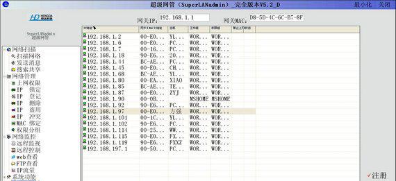 超级网管局域网网管软件截图1