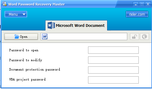 word文档密码破解工具截图1