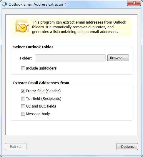 OutlookEmailAddressExtractor[邮址提取]截图1