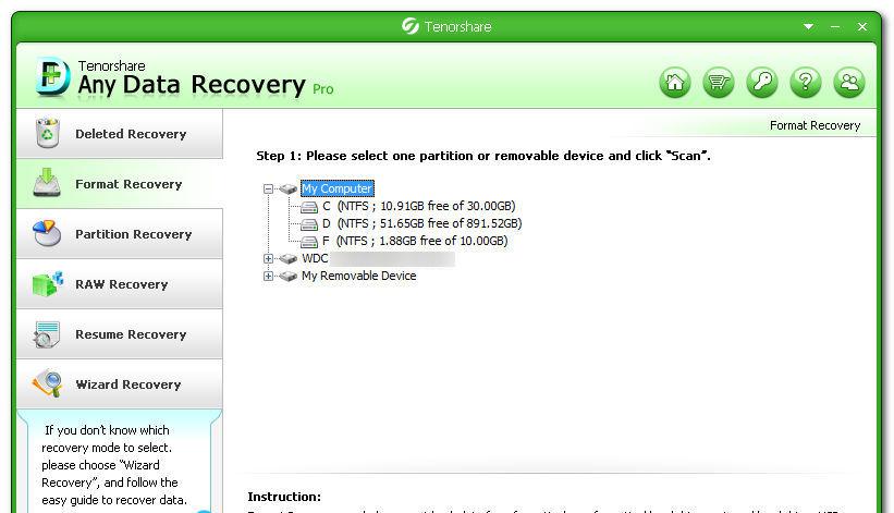 TenorshareAnyDataRecoveryPro截图1