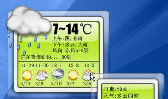 桌面天气秀截图1