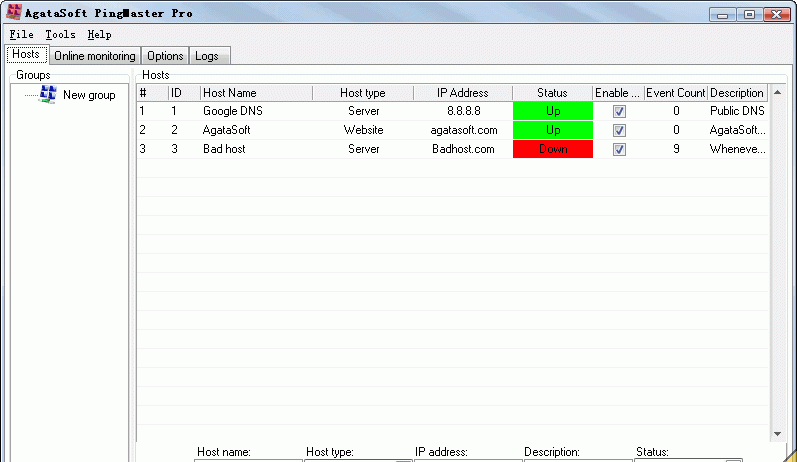 AgataSoft PingMaster Pro v1.9 注册版