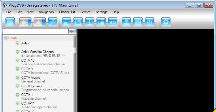 ProgDVBProfessionalv7.08.6破解版_卫星电视支持CCTV截图1