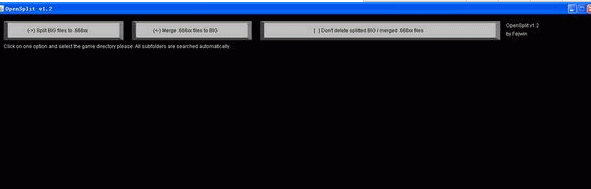游戏文件分割工具OpenSplit截图1