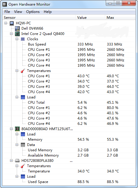 openhardwaremonitorportable截图1