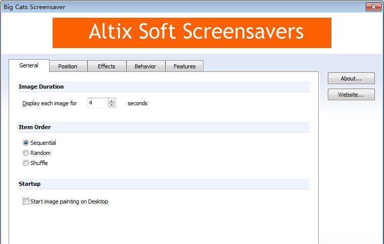 Big Cats Screensaver v5.0 注册版 