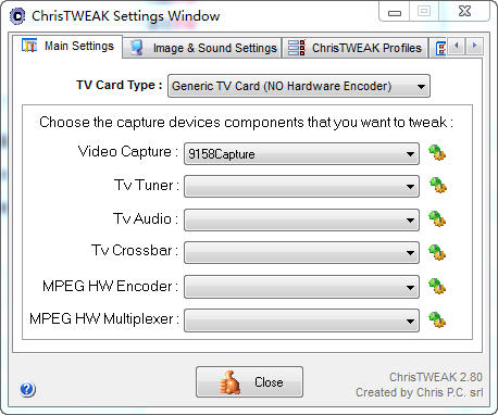 ChrisTWEAK电视录制卡微调优化软件截图1