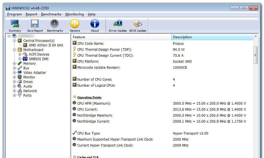 hwinfo32portable硬件检测工具截图1