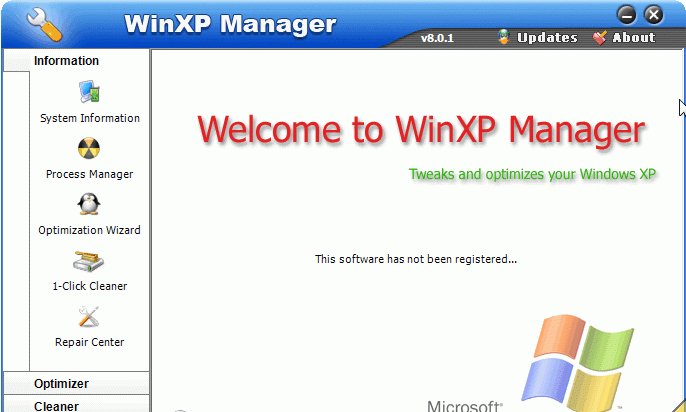 WinXPManagerv8.0.1破解版截图1