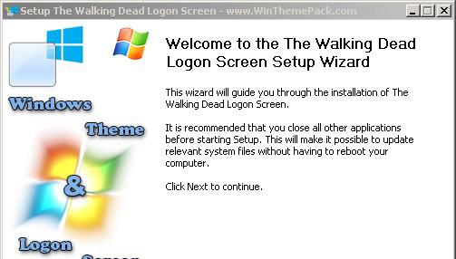 TheWalkingDeadLogonScreen截图1