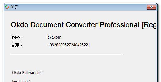 Okdo Document Converter Professional v5.5 中文汉化注册版