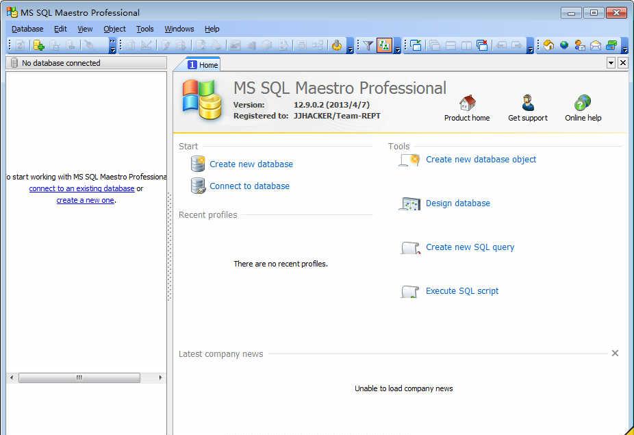 MSSQLMaestroProfessional[数据库管理工具]v12.9.0.2破解版截图1