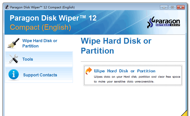 ParagonDiskWiperCompact截图1