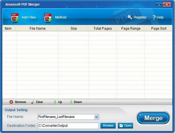 aiseesoftpdfmerger截图1