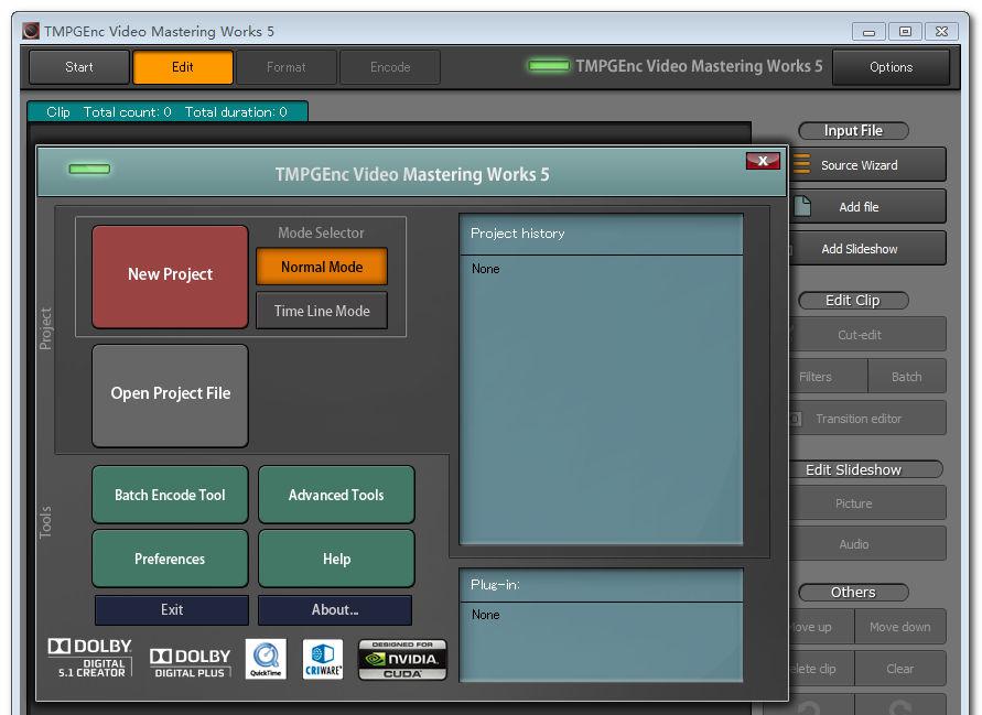 TMPGEncVideoMasteringWorksv5.0.6.38注册版_日本视频编辑器截图1