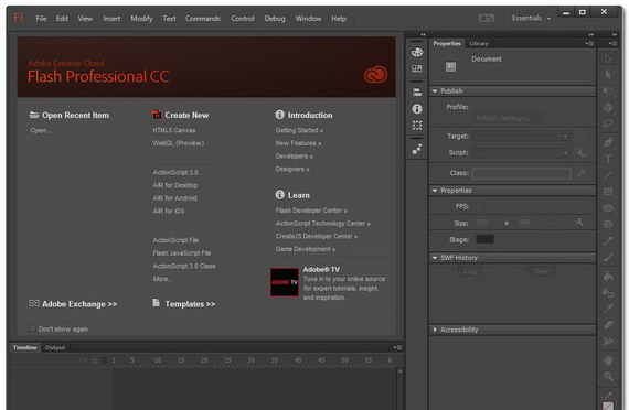 adobeflashprofessionalcc2014portable截图1