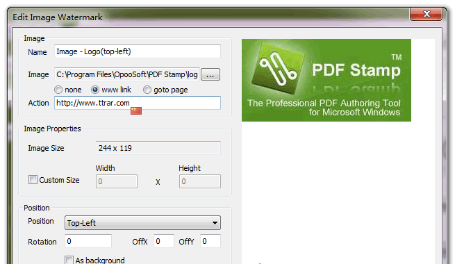 OpooSoft PDF Stamp v6.8 注册版 