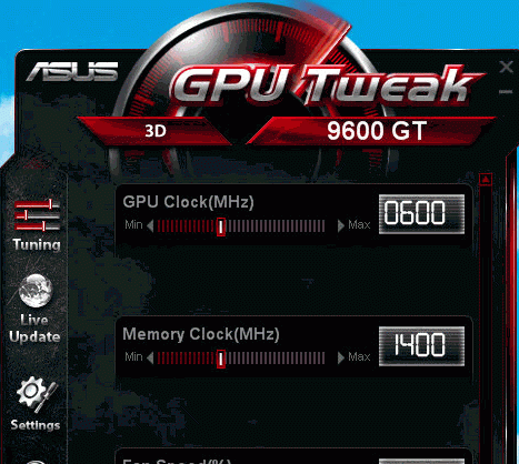 华硕显卡超频软件ASUSGPUTweak截图1