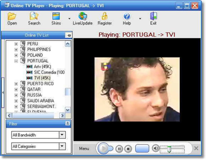 Online TV Player