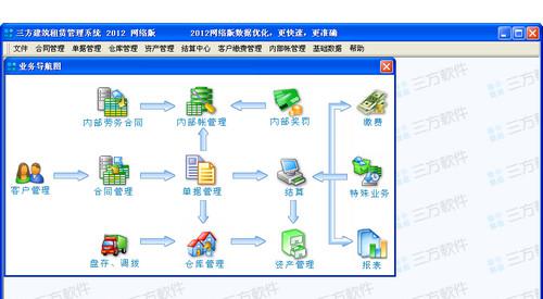 三方建筑租赁管理系统网络版截图1