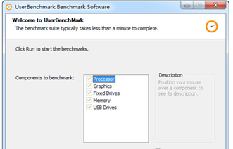 电脑性能测试UserBenchmark