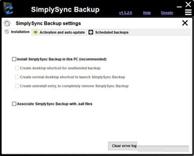 SimplySync Backup