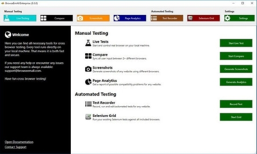 BrowseEmAll Enterprise(浏览器测试工具)