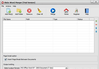 Okdo Word Merger(Word合并软件)