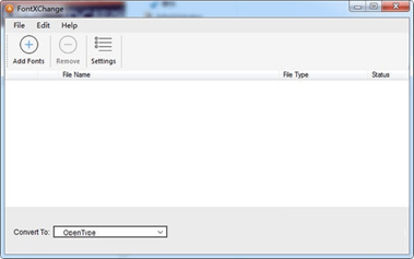 FontXChange字体格式转换器