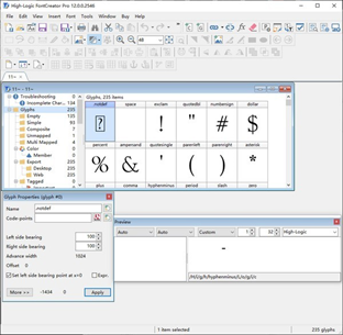 High Logic FontCreator Pro