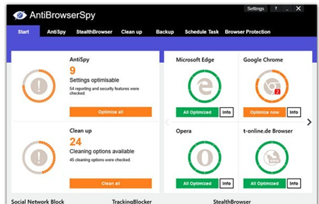 AntiBrowserSpy(系统反间谍软件)