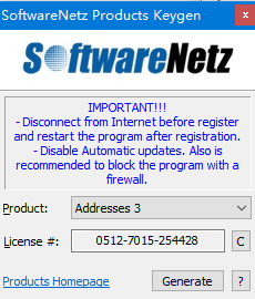 SoftwareNetz Receipt