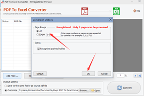 Adept PDF to Excel Converter