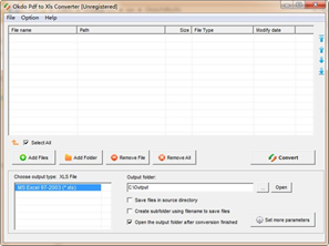 Okdo Pdf to Xls Converter