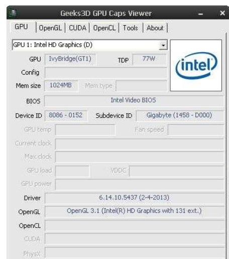 GPU Caps Viewer(显卡检测工具)