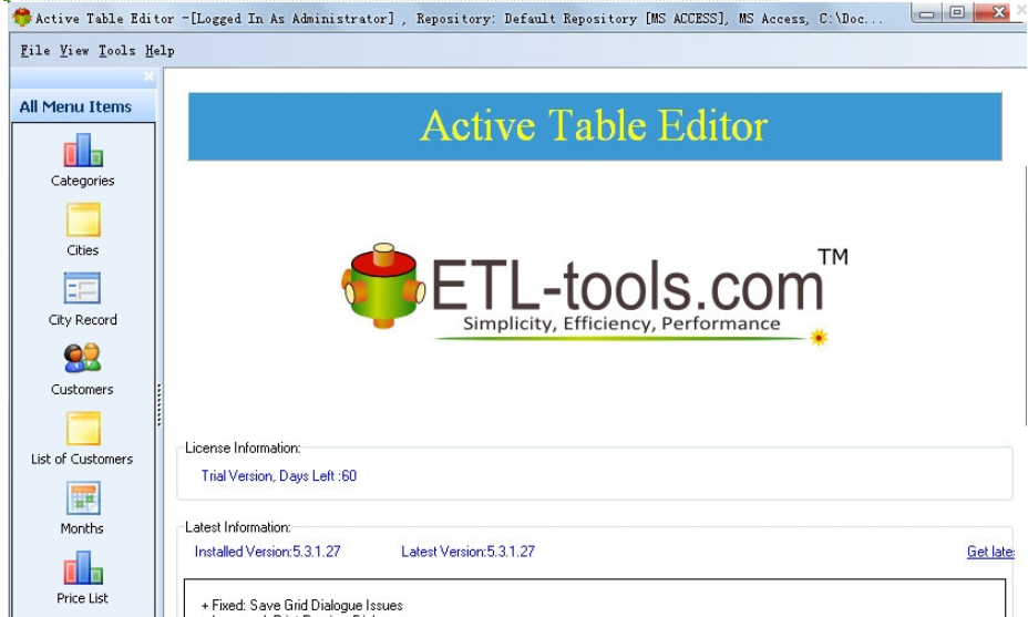 数据库编辑器(Active Table Editor)