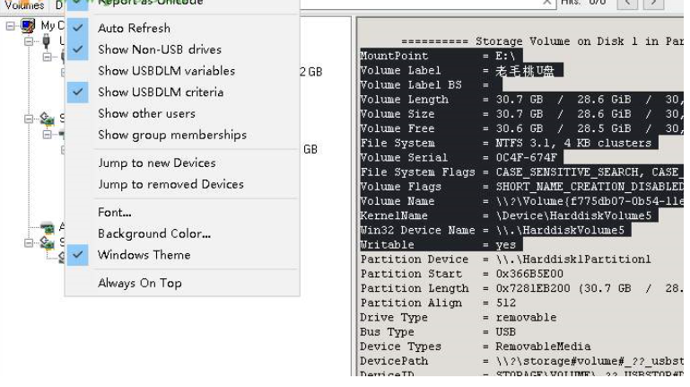 USB Drive Info(U盘盘符管理器)