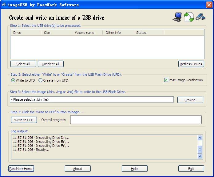 PassMark ImageUSB(U盘镜像制作工具)