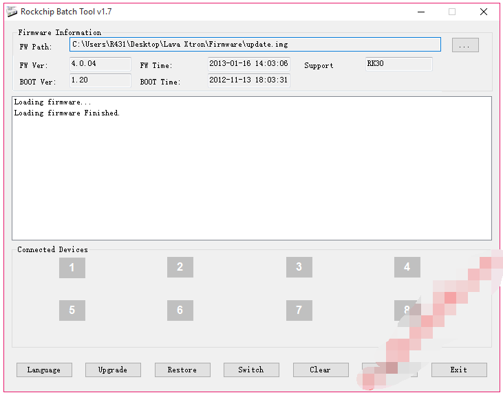 Rockchip Create Upgrade Disk tool