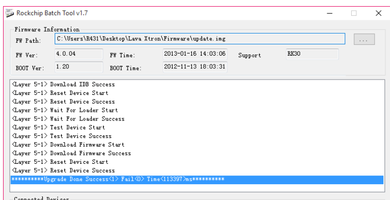 Rockchip Create Upgrade Disk tool