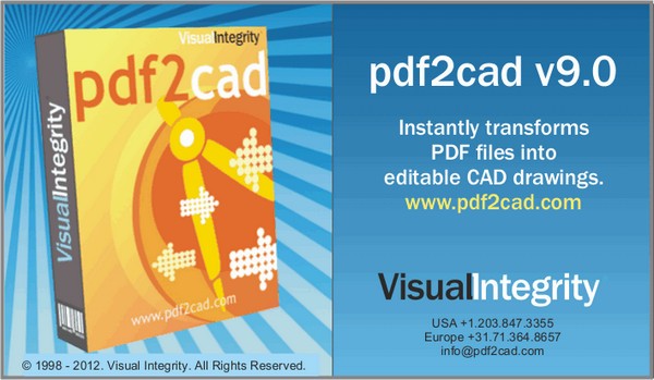 PDF文件转CAD格式工具(PdftoCad)