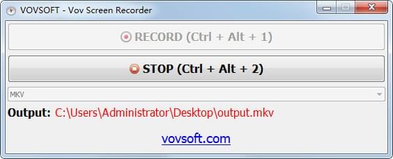 Vov Screen Recorder(免费录屏软件)