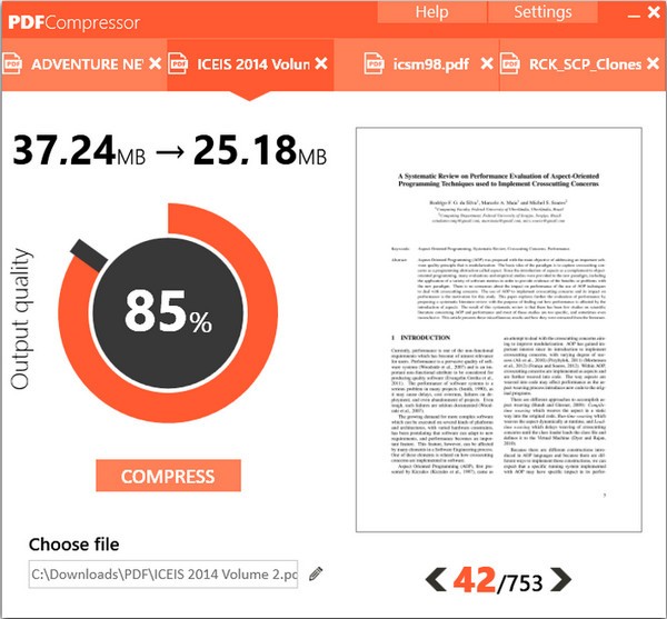 Abelssoft PDF Compressor(PDF文件压缩器)