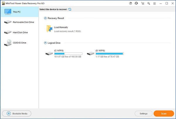 MiniTool Power Data Recovery Pro