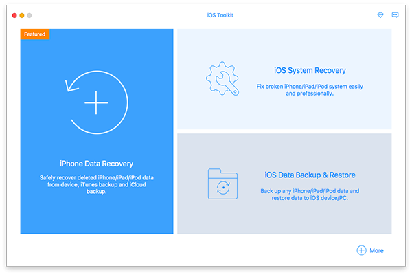 Apeaksoft iPhone Data Recovery