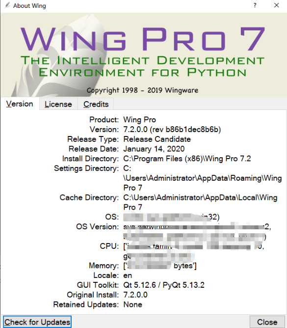wing pro(Python开发环境)