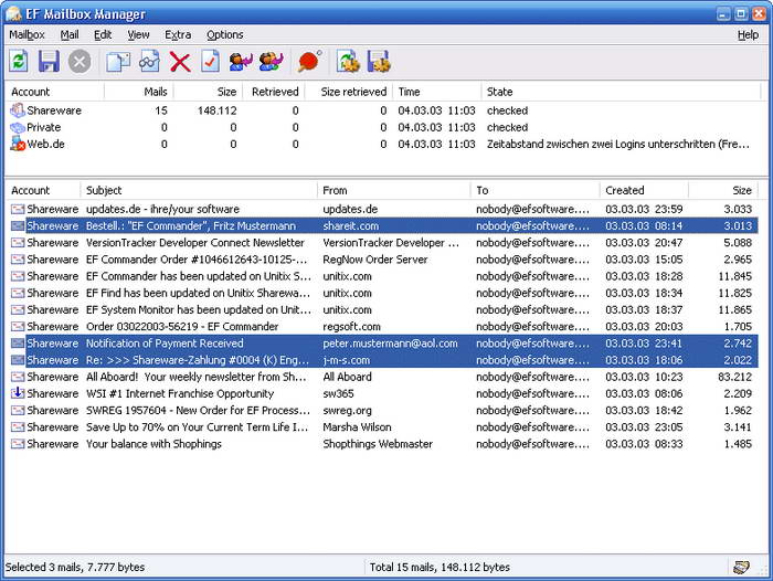 EF Mailbox Manager(邮箱管理软件)