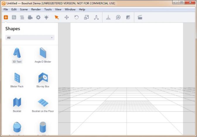 3D模型设计软件Boxshot Demo