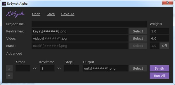 EbSynth Alpha(手绘特效动画制作软件)