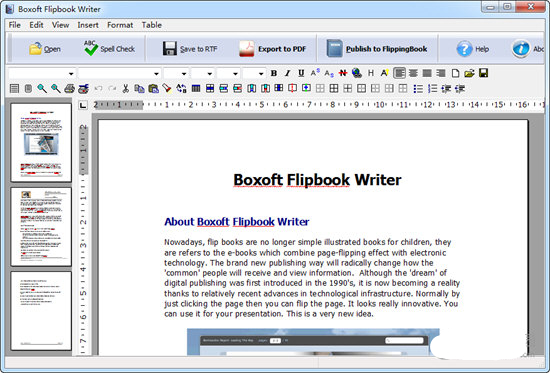 Boxoft Flipbook Writer(翻页书制作软件)